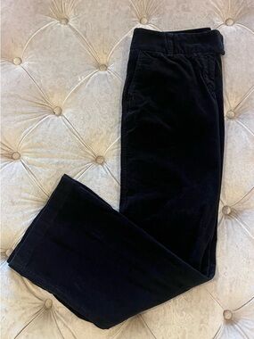 J. Crew Black City Fit Size 8 Velvety Black wide leg
